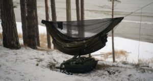 winter hammock camping