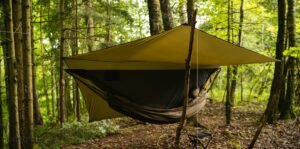 20D silpoly hexagon tarp 360 cm long ridgeline