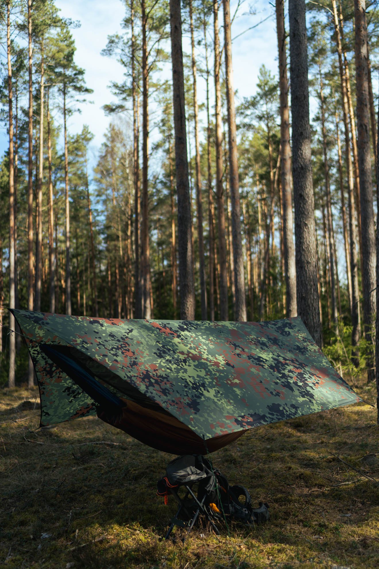 camo hammock hexagon tarp