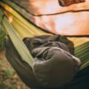 footbox of a hammock quilt, laying in a hammock