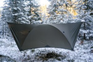 hammock tarp with doors and internal pole mode