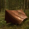 shaltis hammock tarp in a pine forest