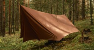 hammock tarp with doors made from silpoly