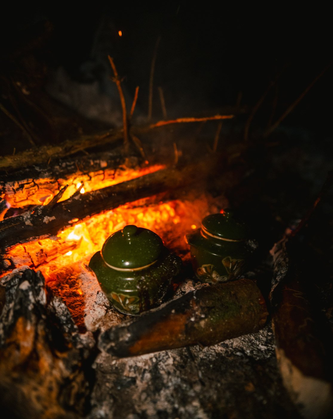 winter meal before going to the hammock - chanakhi