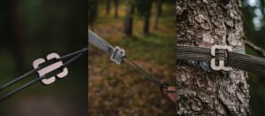 Titanium hammock hooks and loops